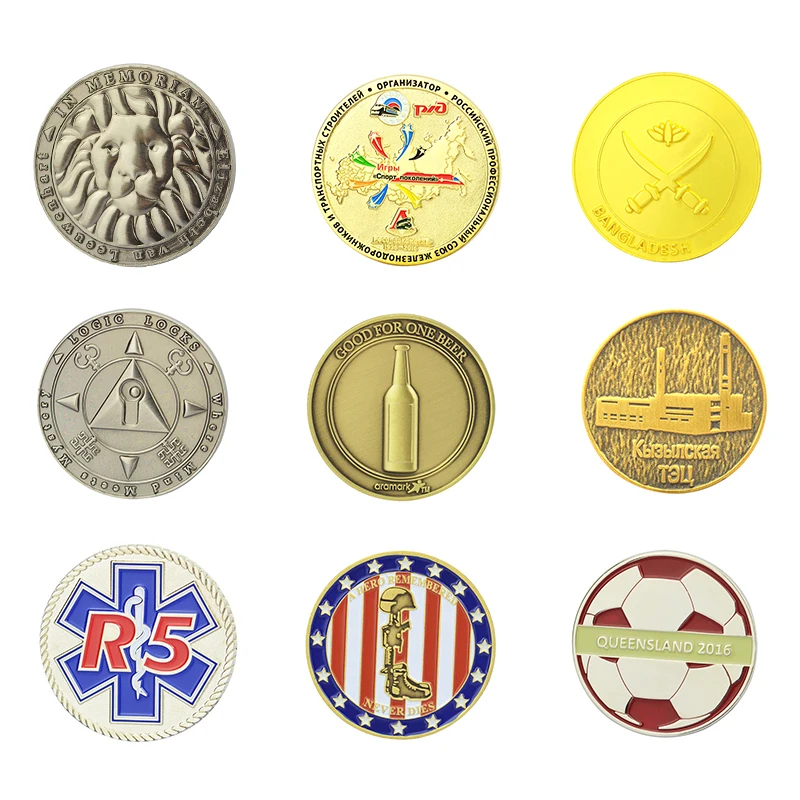 Wholesale Commemorative Gifts games With Coin Operation Silver Dollar And Custom Board Game Coins Car Wash Coin