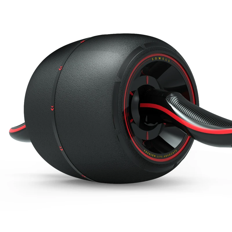 2024 Gym Abdominal Muscle Training Big Wheel Rebound Abdominal Roller with Kneeling Pad