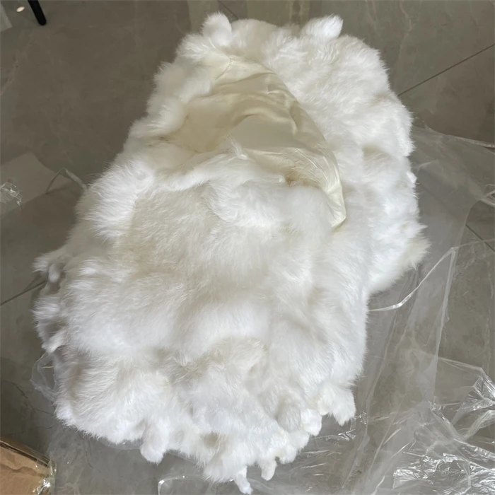 genuine raw chinchilla rabbit fur pelt for sale cheap price