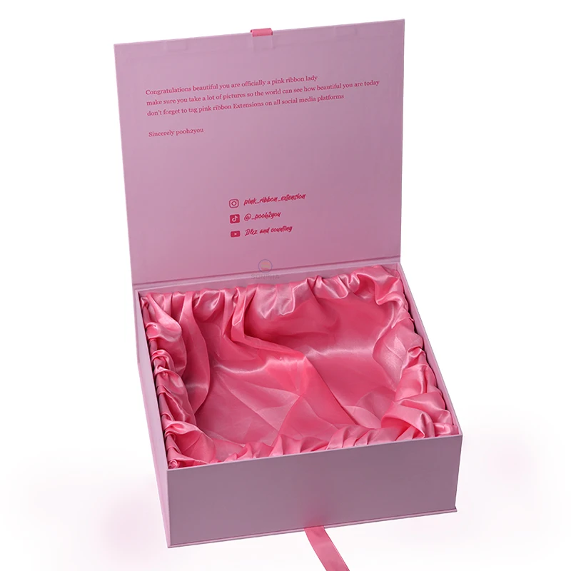 Hot Sale Custom Cardboard Small Matt Pink Magnetic Lid Gift Box Packaging For Jewelry Small Business