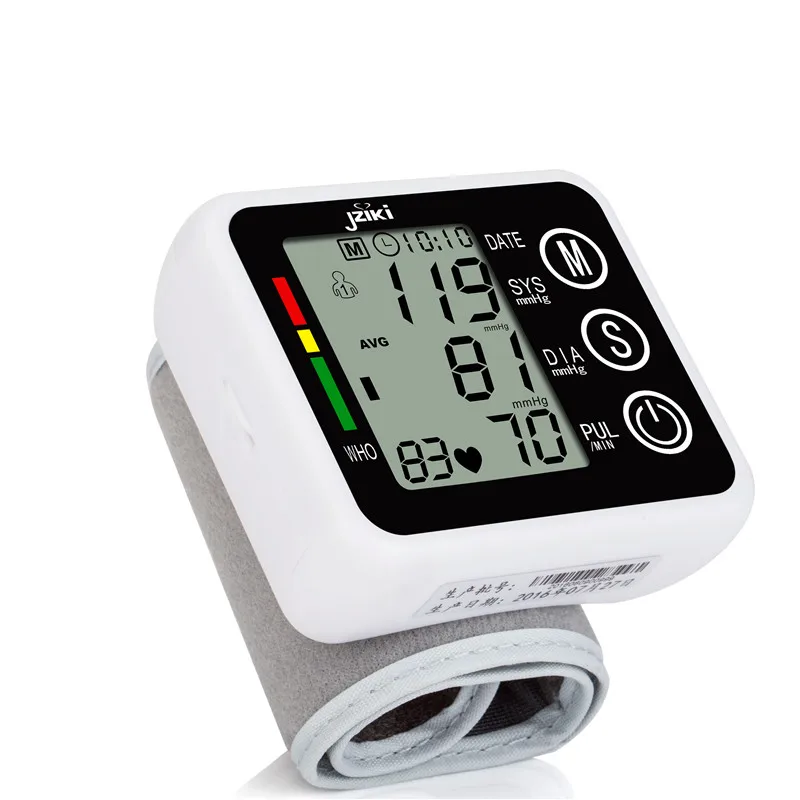 Wrist Blood Pressure Watch Blood Pressure Monitor Sphygmomanometer OEM Function of Rechargeable LED Screen