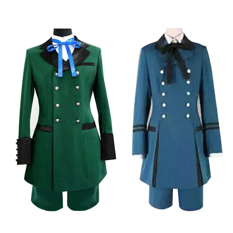 Black Butler Shire Cos Funeral Dress Church Choir Dress Halloween Cosplay Suit Suit