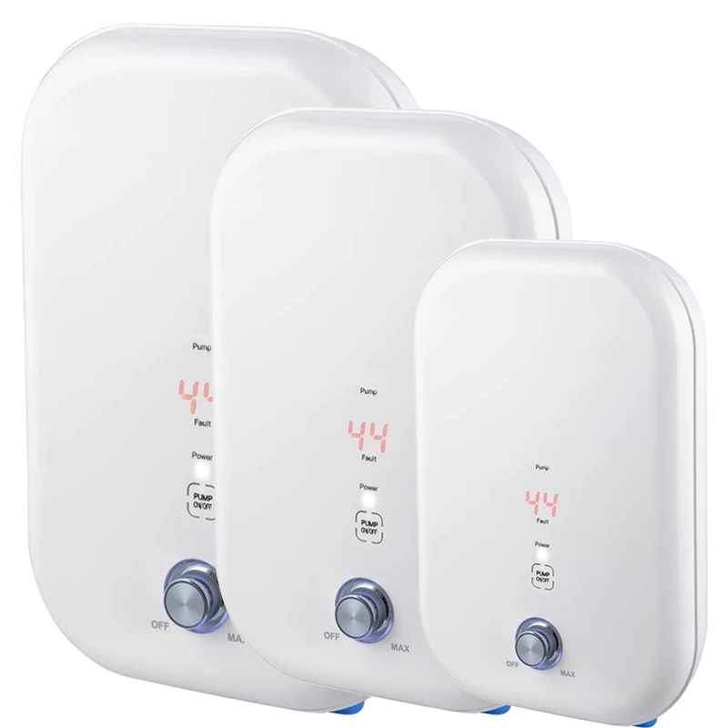 OEM/ODM Household Kitchen Wall Mounted Electric Water Heaters Geyser 3.5-5.5KW Smart Instant Tankless Hot Water Heater