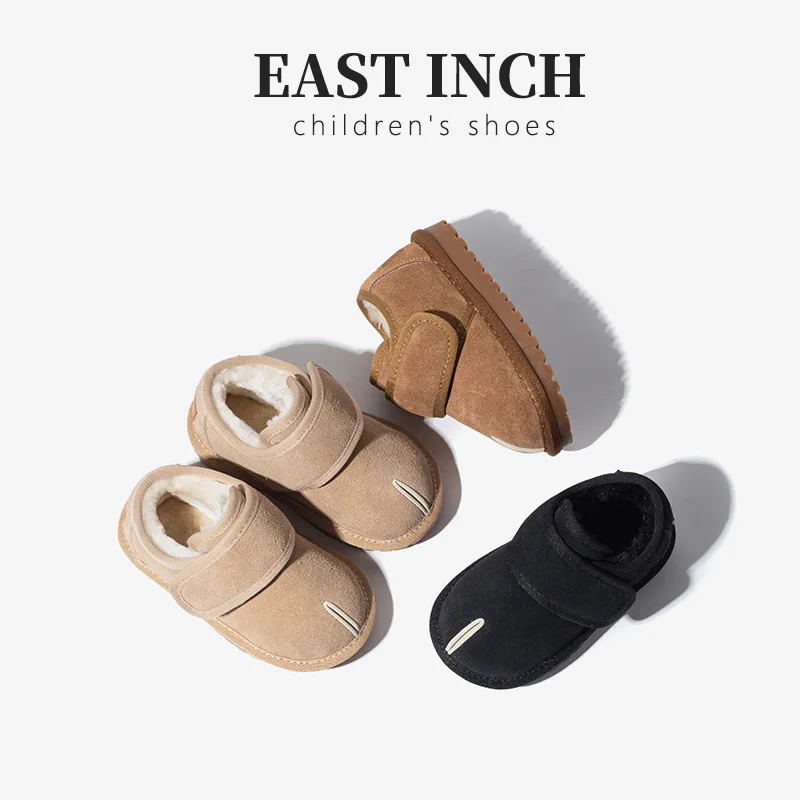 Wholesale New Fashion Kid Outdoor Warm Ankle Boot Cute Kids Boots Girls Boy Cotton Snow Boot