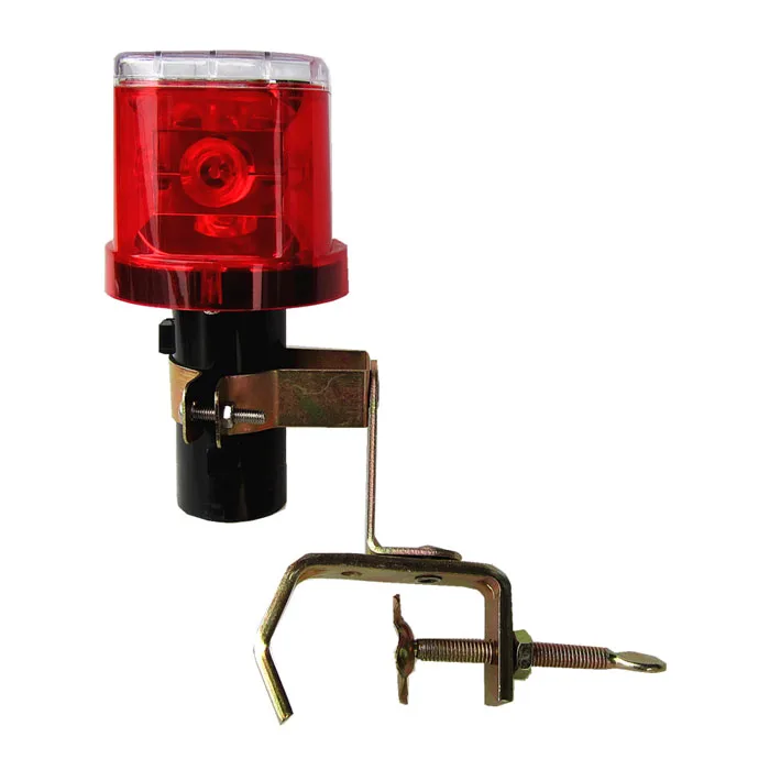 Wireless 4 LED Road Safety Light IP66 Flashing  Solar Warning Light For Traffic Cone