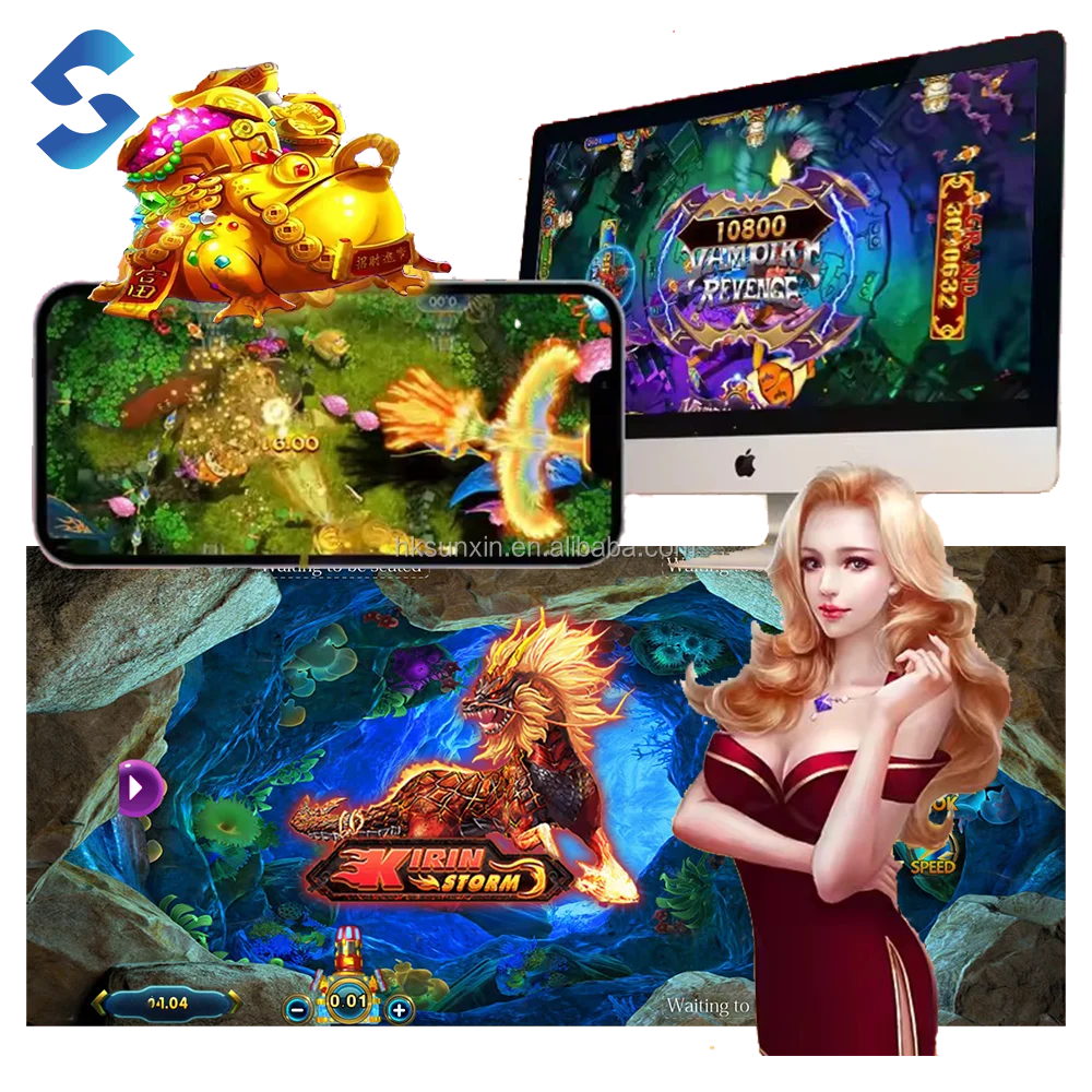 Ретро мафия GEM Gameroom Fish онлайн-игра видеоигра Ocean King of Pop Gaming распространитель приложений