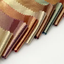 Wholesale colorful shiny stage wear gloosy cloth spandex stretch polyester plain dyed printing foil knitting satin fabric