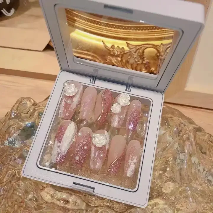 9*9 см плавающий футляр для ювелирных изделий мембранное кольцо домашних животных подставка упаковка пресс маникюра