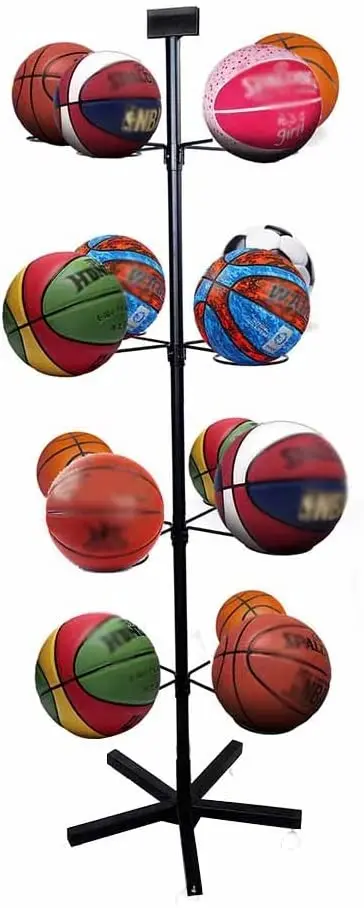 Стеллаж для хранения баскетбола спортивное оборудование стеллаж полки супермаркета магазина стойка выставки мячей футбола волейбола