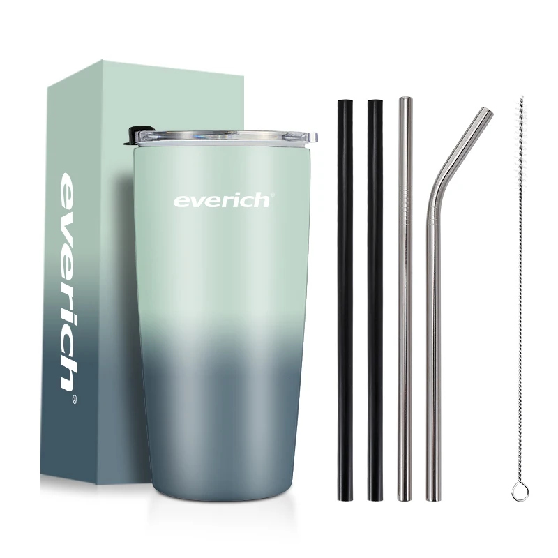 20oz Double Wall Vacuum Stainless Steel Coffee Beer Tumbler with Custom Color