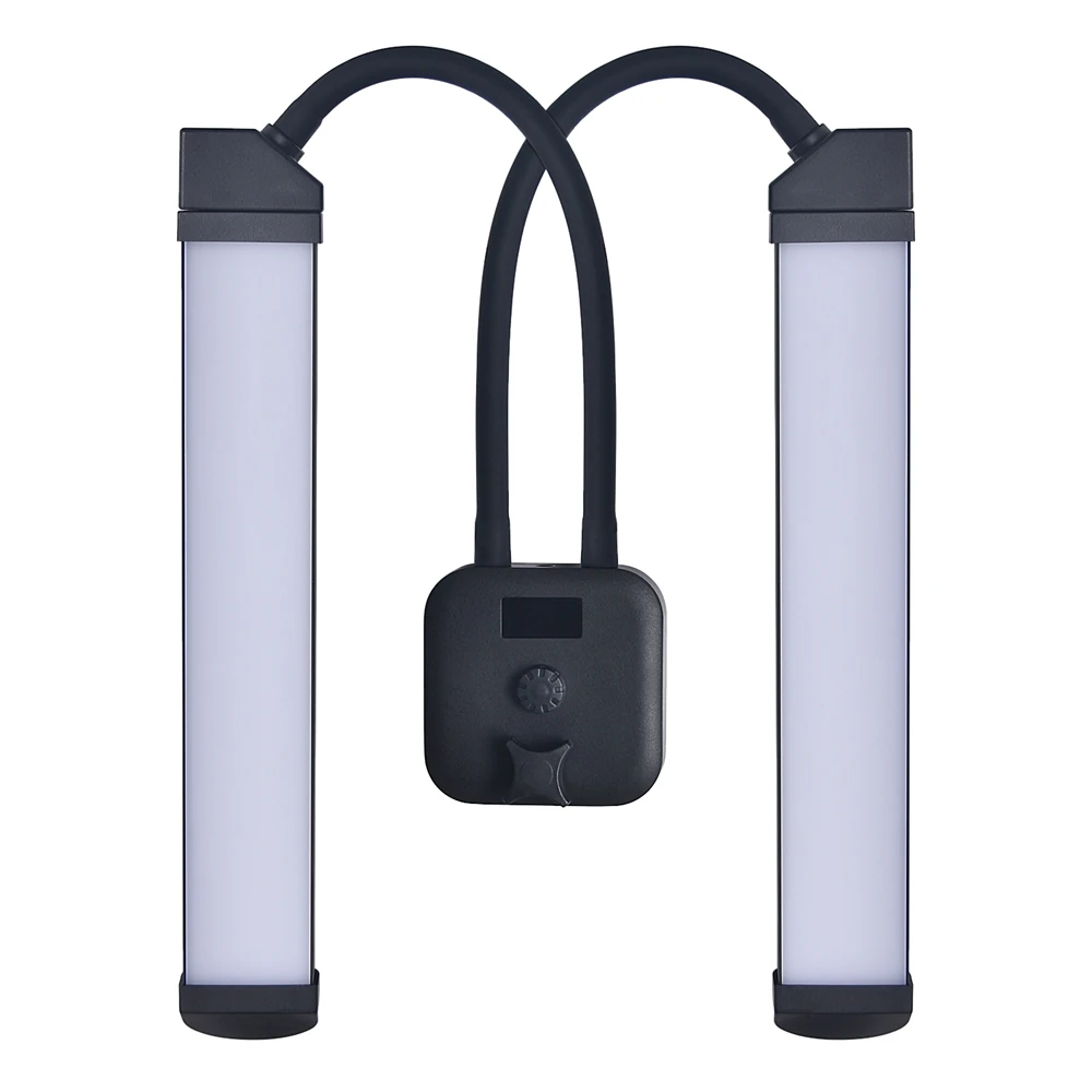 dual arm light eyelash extension beauty lash lamp for salon Nail and Tattoo Lamp with USB charging LED 2 arms fill light