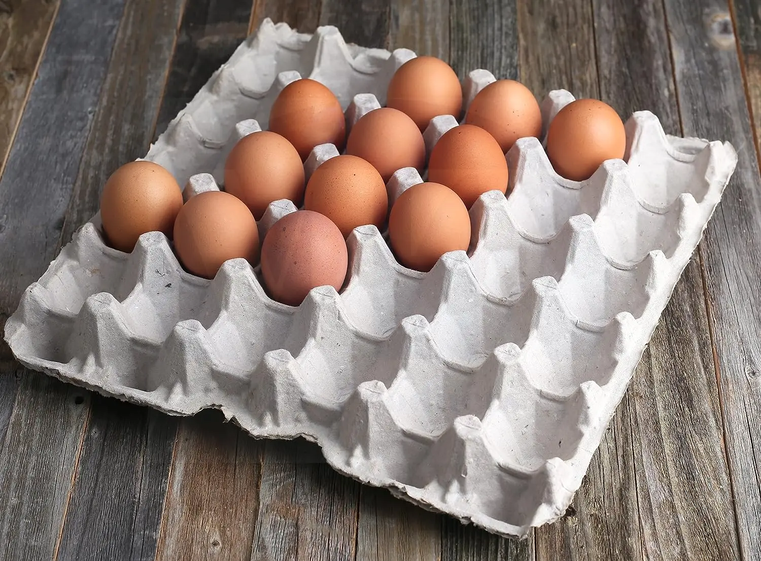 HOT SALE  Egg Carton for Farm Fresh Eggs, Recycled Paper Cardboard, Sturdy & Reusable