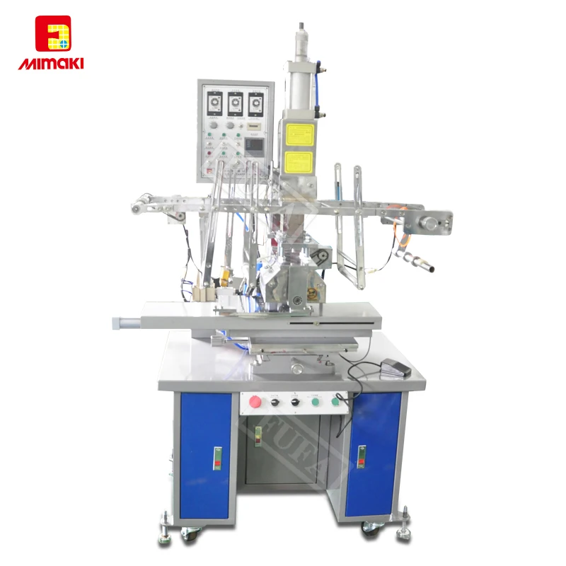 Pneumatic automatic heat transfer machine for fish lures