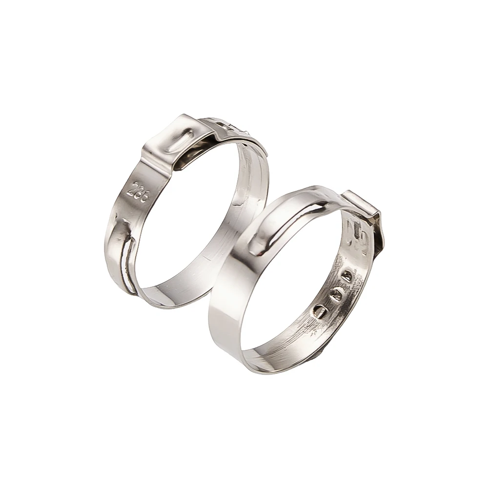 wholesale adjustable  stainless steel Single Ear hose clamp for drive shaft