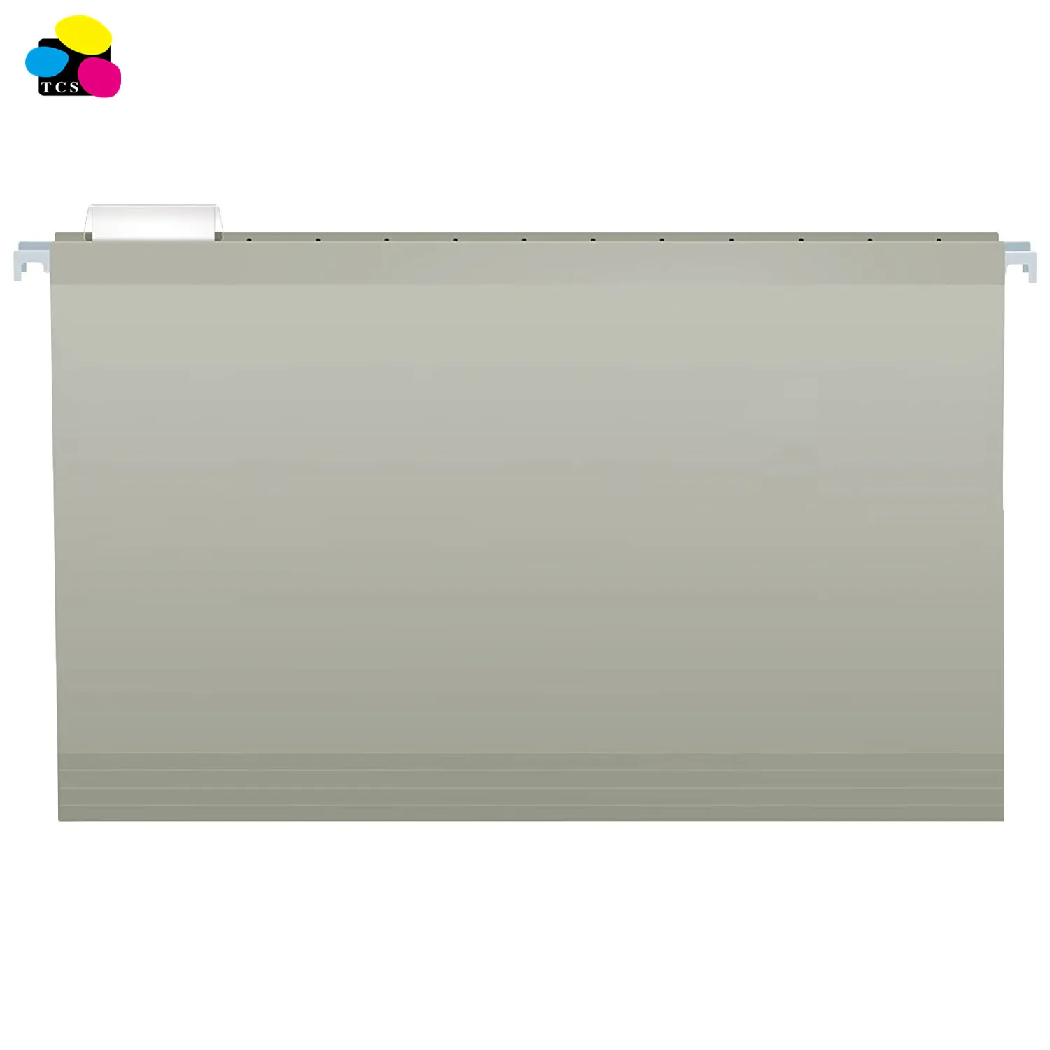 
office supply 1/5 Cut 8 1/2in. x 14in Legal Size2-Tone Gray Hanging File Folders 