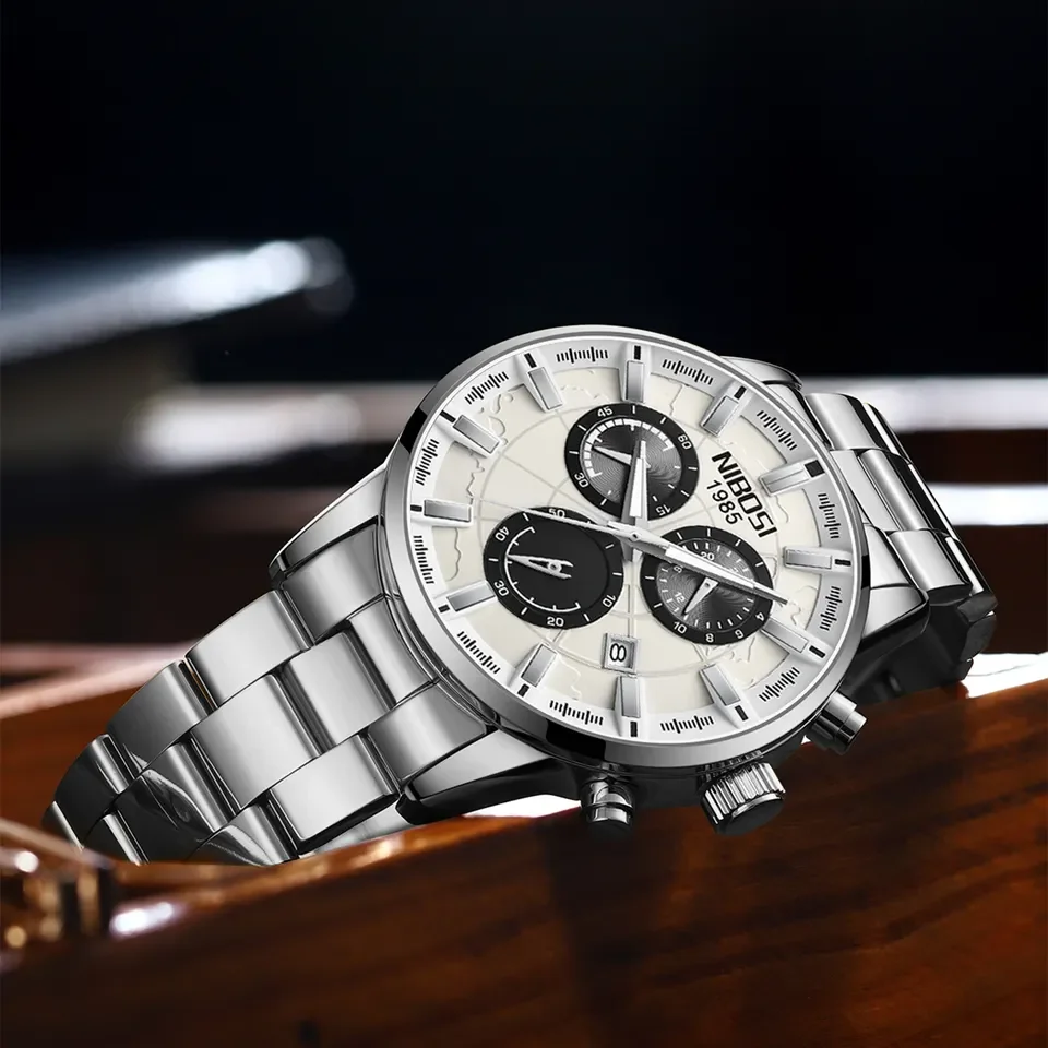 NIBOSI 2591 Wholesale Price Latest Design Quartz Men Wrist Quartz Watch Factory Wristwatches Sales Wrist Watch