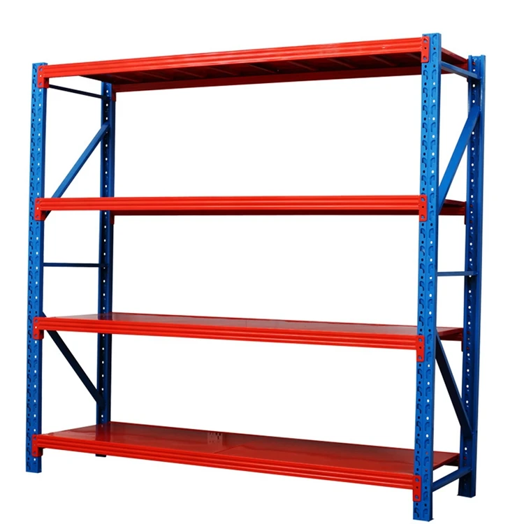 Heavy duty double sided steel warehouse industrial shelves