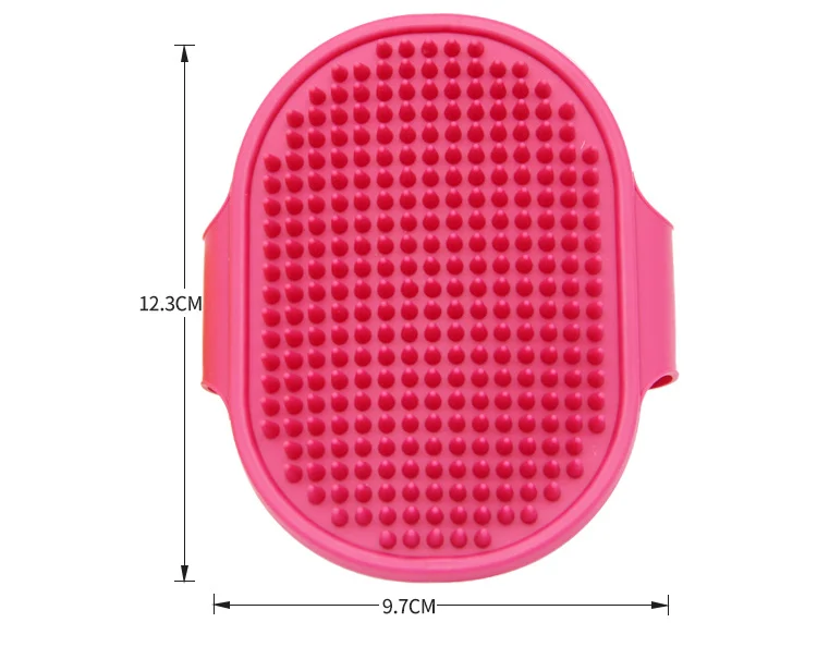 Wholesale pet cleaning and beauty products soft TPR rubber bath massage cat dog comb brush 2021