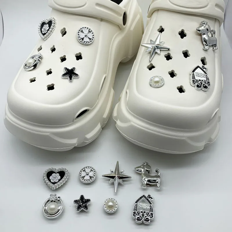 shoe decoration chain adhesive strass trim hot fix rhinestone trim pcs pvc different shoe charms cute shoe decoration