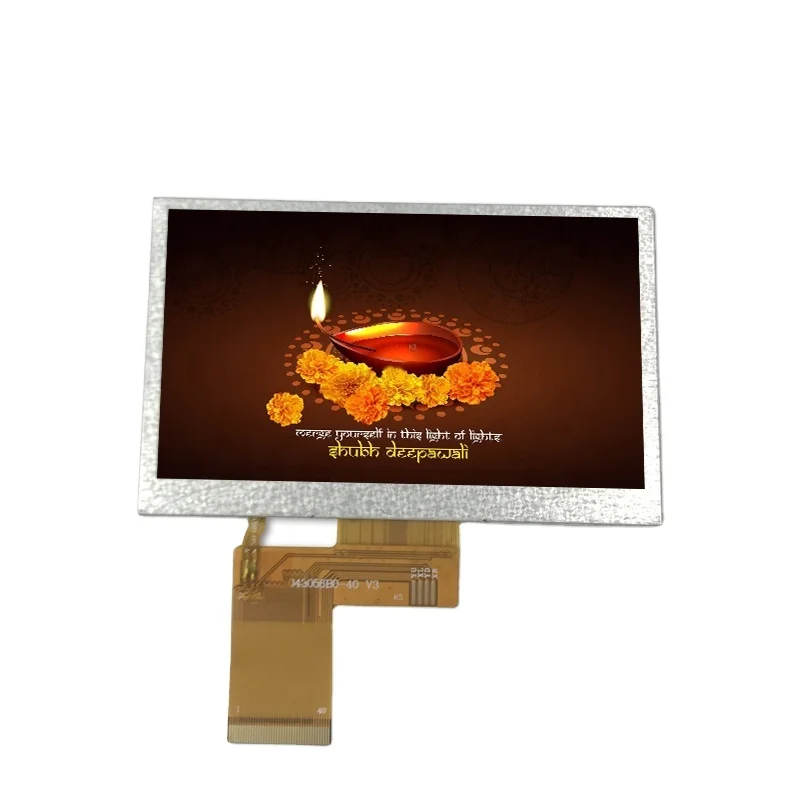 HongXian Color Lcd Tft 4.3 Inch 480*272,ILI6485,16/18/24 Bit Rgb Interface Tft Lcd Stock For Sale ;4.3 inch lcd module