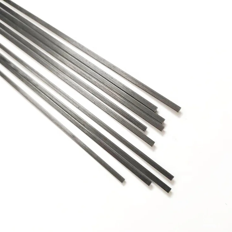 Factory Direct Supply Custom Made High Modulus Flat composite Bars Carbon Fiber Guitar Truss Rods