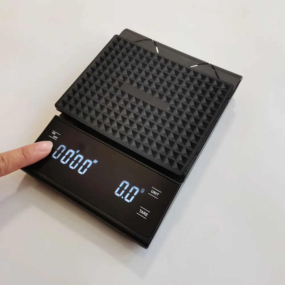 Italian Timing Coffee Electronic Scale3kg/0.1g LED Touch Button
