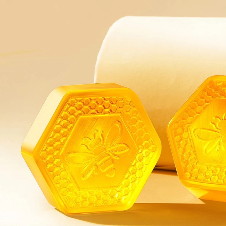 Private Label BIOAQUA Whitening Handmade Body soap Deep Cleansing Vitamin E honey soap