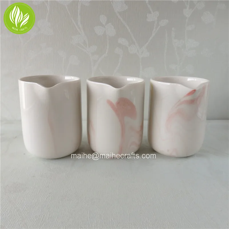SPA massage marble candle vessels marble candle jar