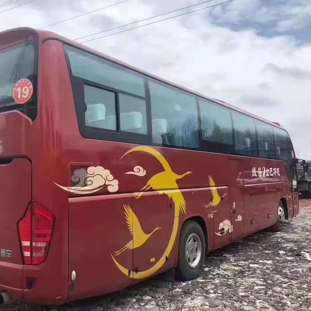 Used 12m Diesel Fuel  YUTONG Coach Bus ZK6122 For Exports