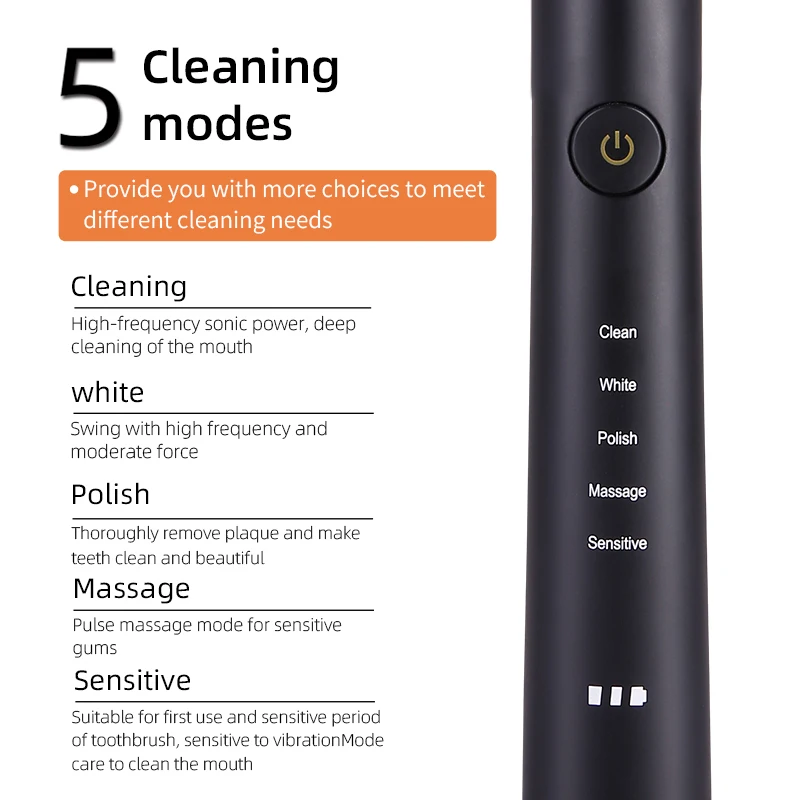wireless charging travel electric tooth brush wholesale sonic toothbrush smart electric toothbrush