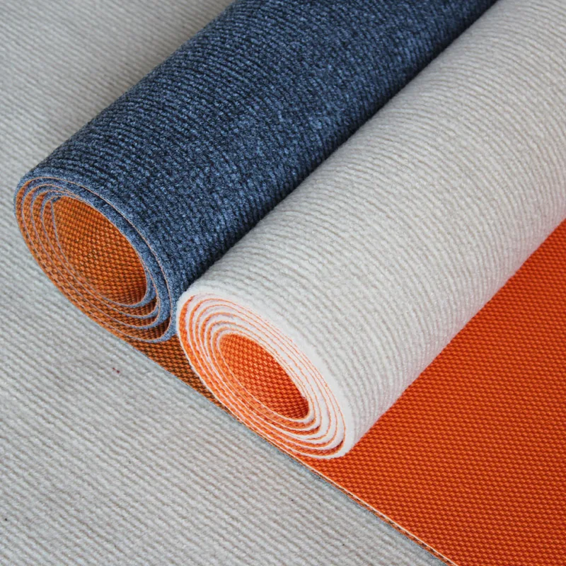 grey color rib home anti slip room carpet with TPE backing