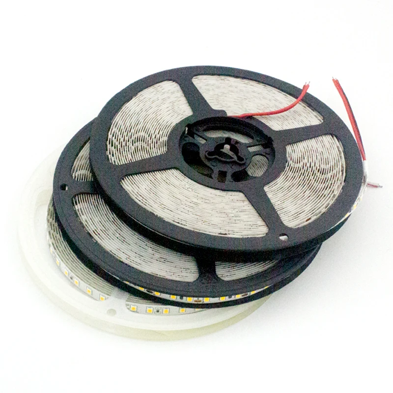 Прямая форма DC12V/24V Светодиодные полосы света 8 мм 120 светодиоды гибкий свет IP20 не водонепроницаемые внутренние вывески украшения
