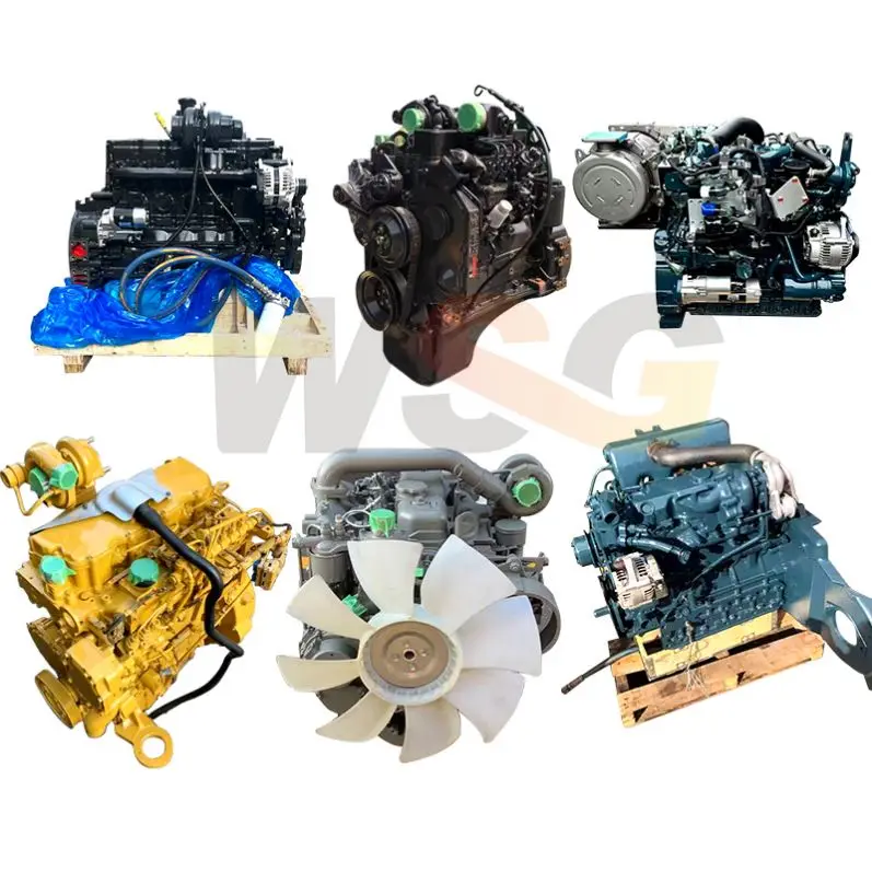 WSG Brand New 4 Cylinders V2607 diesel engine D1503 D782 D1105 V2607 V3307 V3800-T V3800 V3800T V3800-DI Engine Assembly