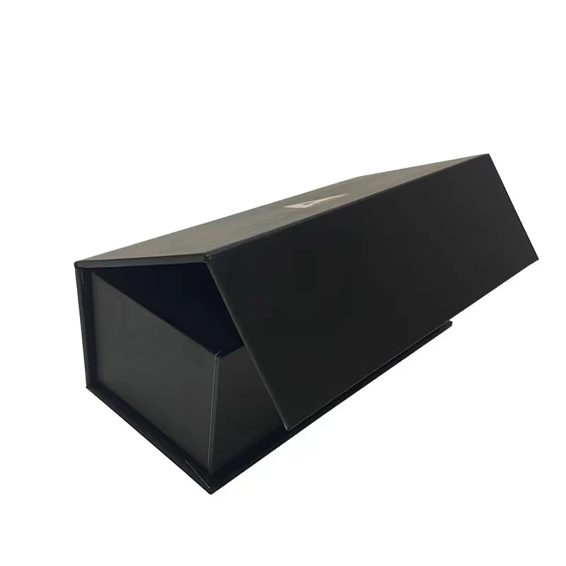 Cheap custom Glass bottle perfume oil gift box book cover cosmetic flip lipstick  packing box