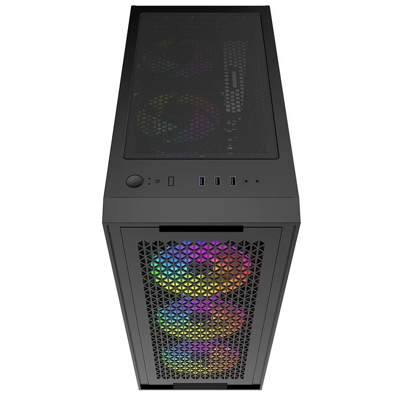 Powercase High Quality pc case Gaming pc cabinet gaming  Acrylic Gaming Computer Towers Case Spcc E-atx   Computer