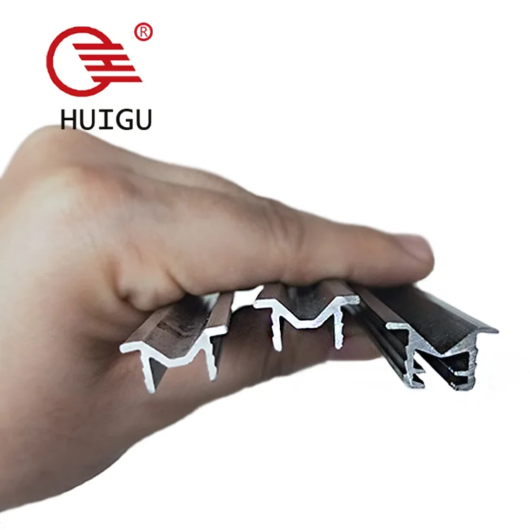 Upper rail/Lower rail Aluminum kitchen cabinet profile doors and windows for aluminum profile