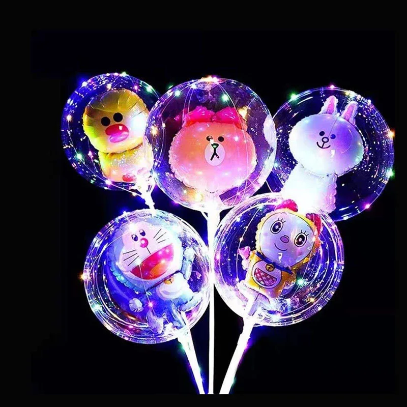 
Bobo led glowing balloon with cartoon characters in it ballon led lightballons cartoon 