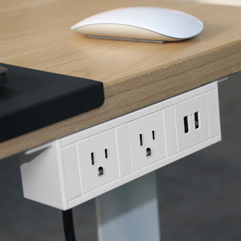 Under Desk Power Strip Outlet tabletop British UK plug with usb ports under table socket
