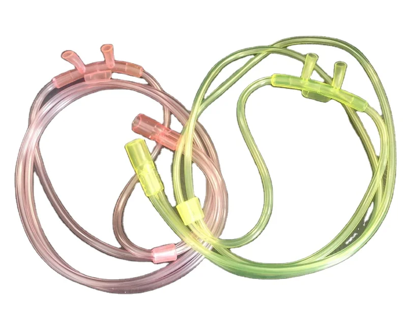 Супер мягкая носовая кислородная канюля, анти-давлением кислородная носовая канюля с трубкой, силиконовая Мягкая носовая кислородная канюля