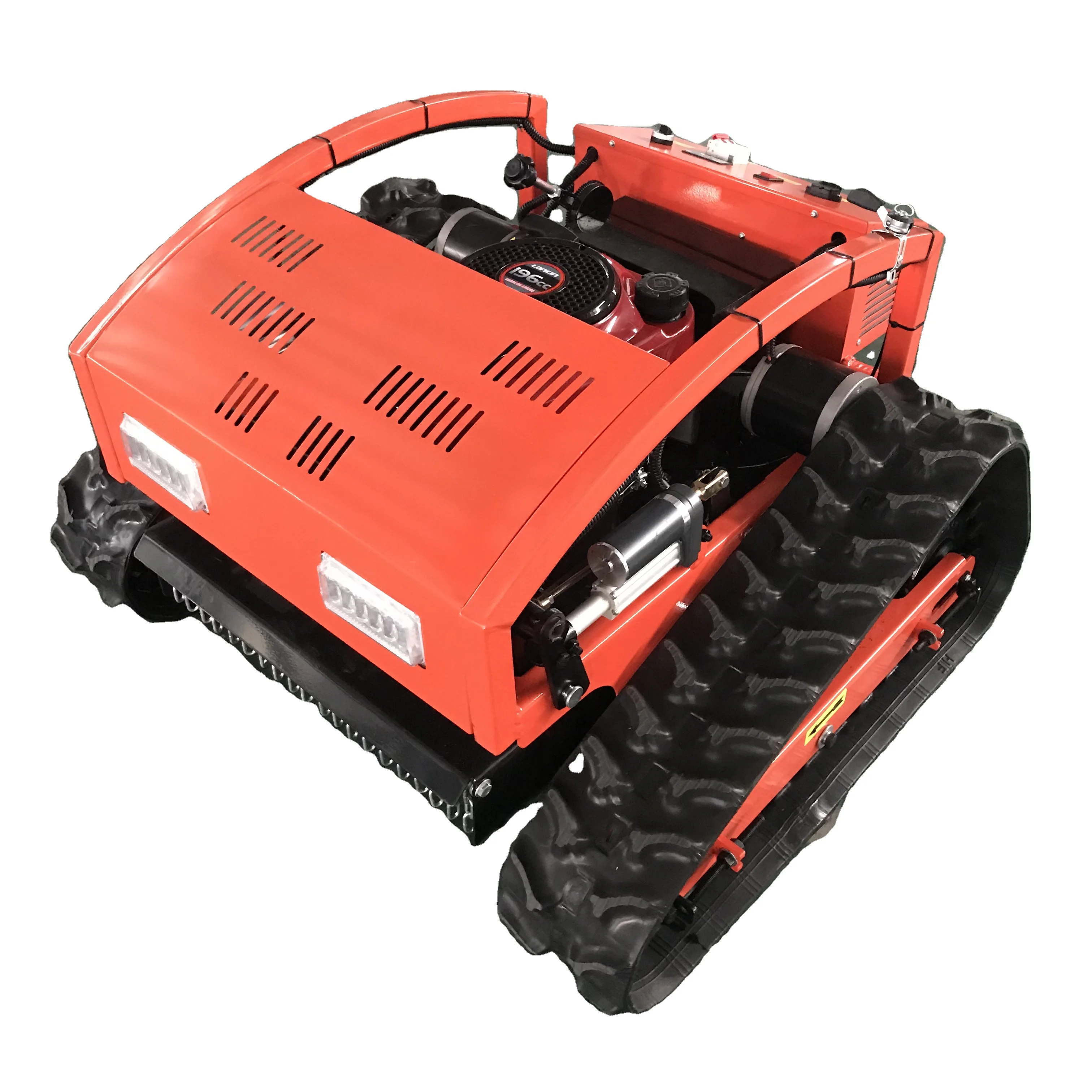 Хорошее качество, многофункциональная Автоматическая бензиновая мини-бензиновая газонокосилка для домашнего использования 7,5 л.с. с дистанционным управлением, газонокосилка, гусеничный робот, газонокосилка