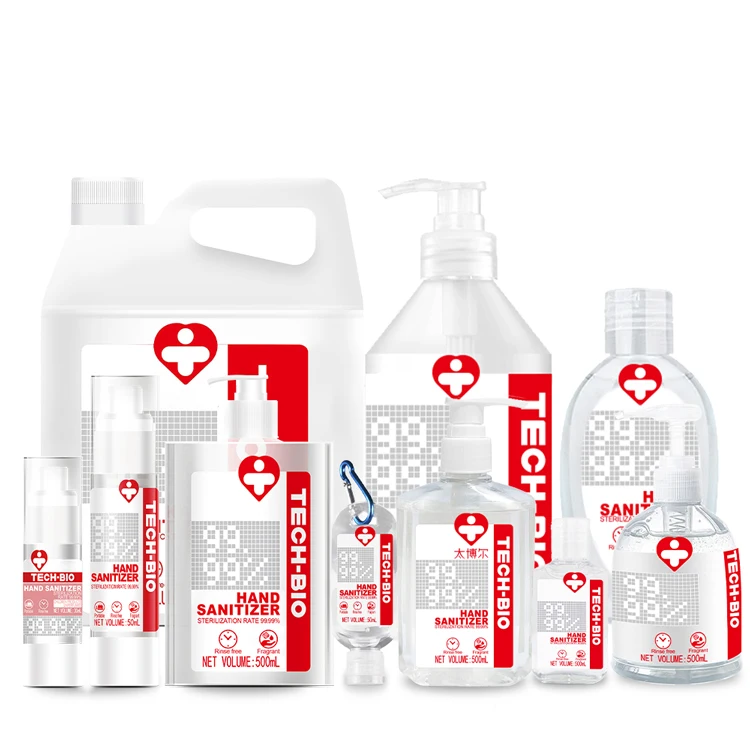 TECH-BIO sanitizer in bulk sanitize cleaning sanitizante natural sanitizer isopropyl alcohol gel