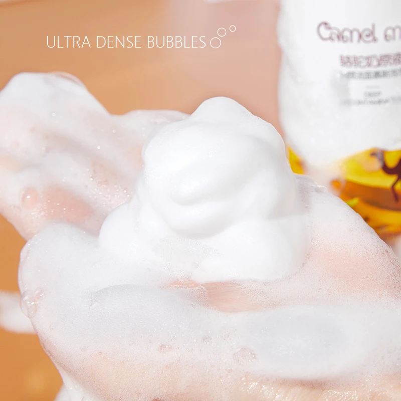 Facial Care Camel Milk Mild Non-irritating Deep Cleansing Bubble Moisturizing Cleanser