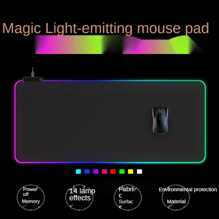 Symphony Led super luminous mouse pad RGB large table mat LOL gaming
