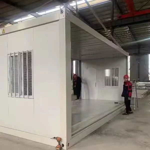 New Design Factory Steel House Prefabricated 20FT Foldable Storage Site Office Folding Container House
