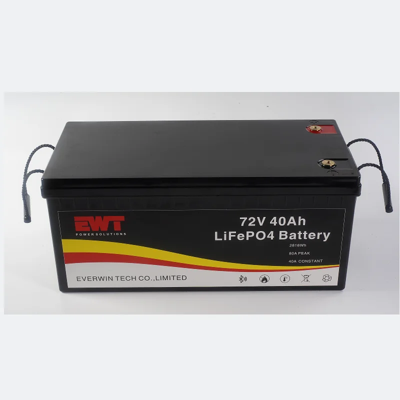 EWT 72V 40AH Lithium iron phosphate battery Pack For Solar Power System