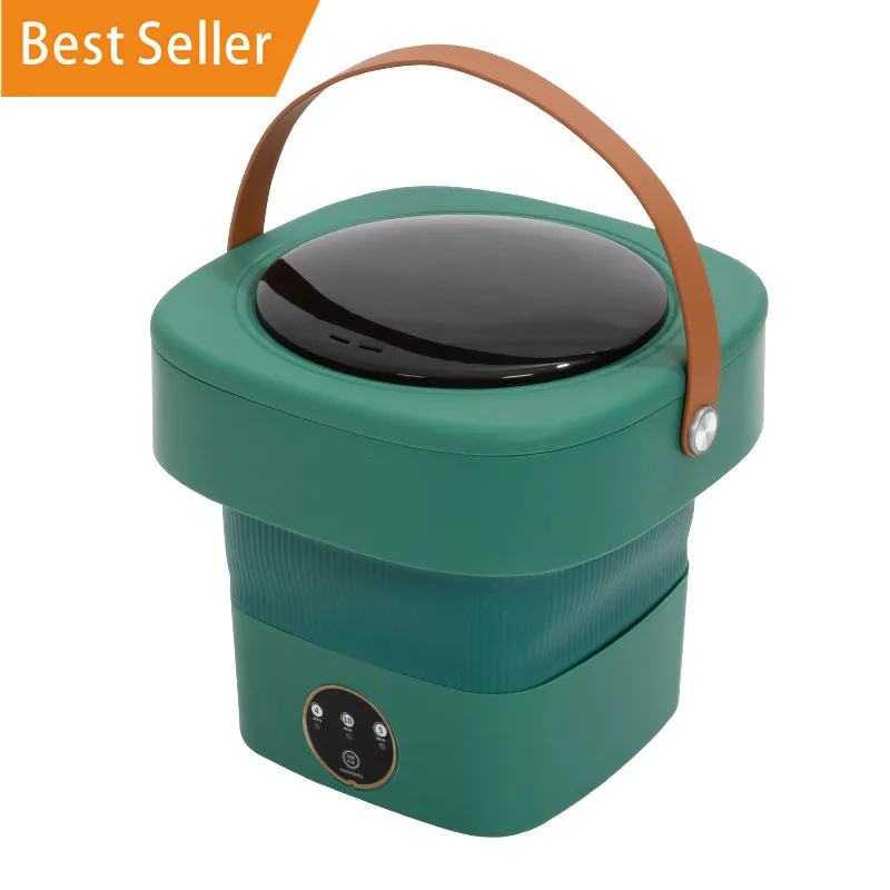 Hot selling high quality Mini foldable small washing machine with rotary drying portable washer and dryer