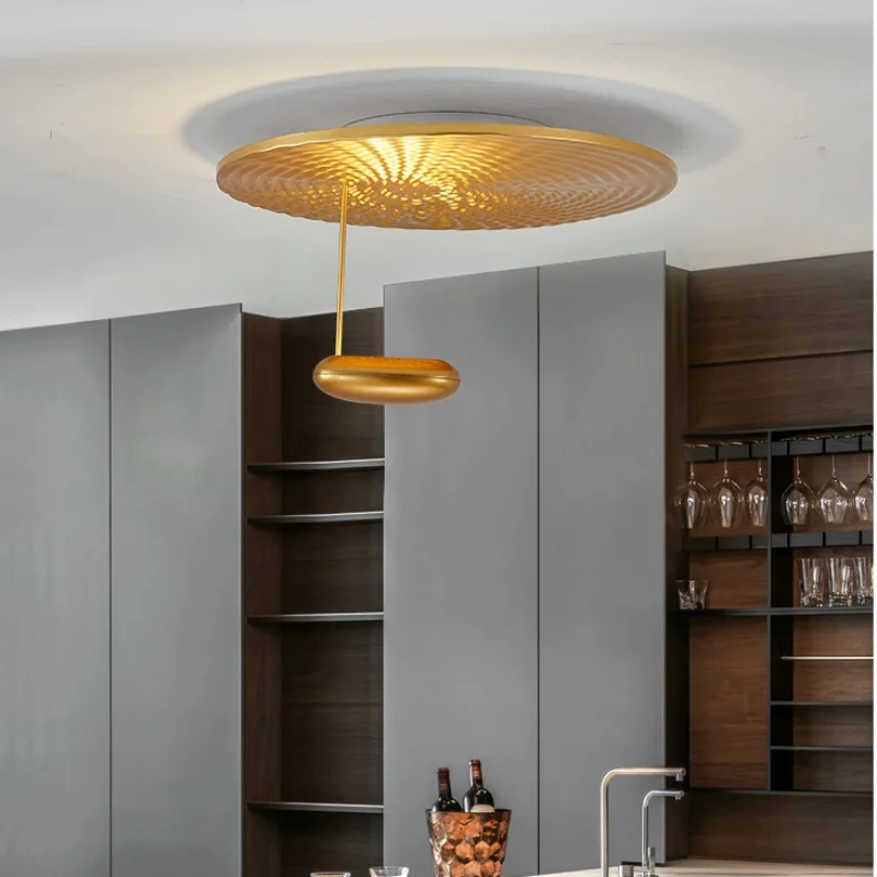 Italian bean sprout lamp creative personality designer model room ceiling light bedroom dining room diffuse reflection lamps