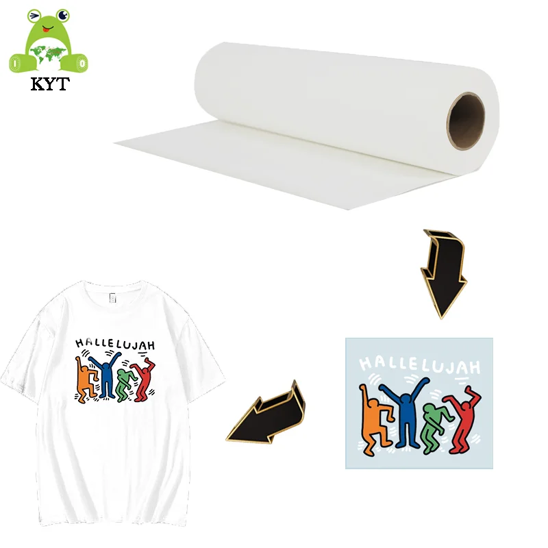 
50-80g Good Price Sublimation Transfer Paper Dark T-shirt transfer paper High quality 100% COTTON A4 Inkjet Dark heat transfer 