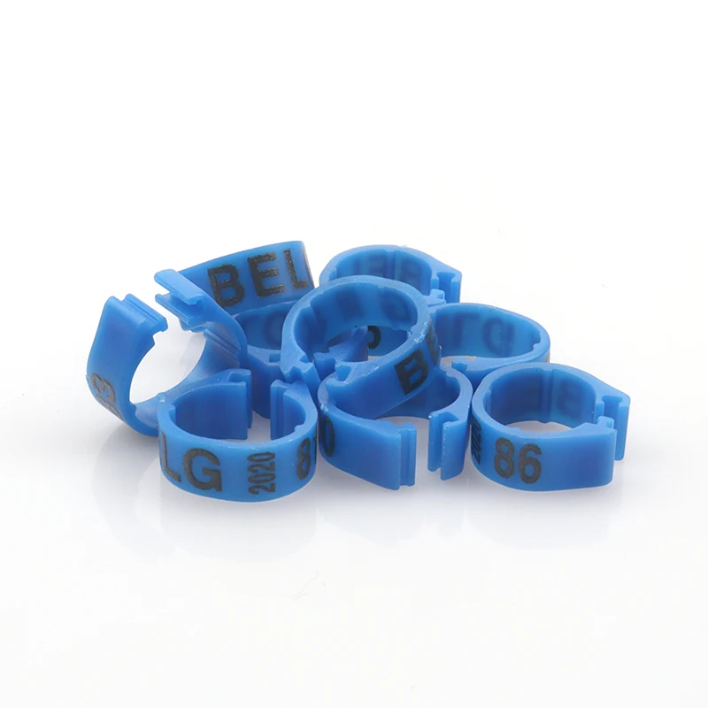 bague oiseau 2023 new custom bird leg band ring 100pcs plastic rings bird training 300pcs 1000pcs plastic ring for birds24 mm