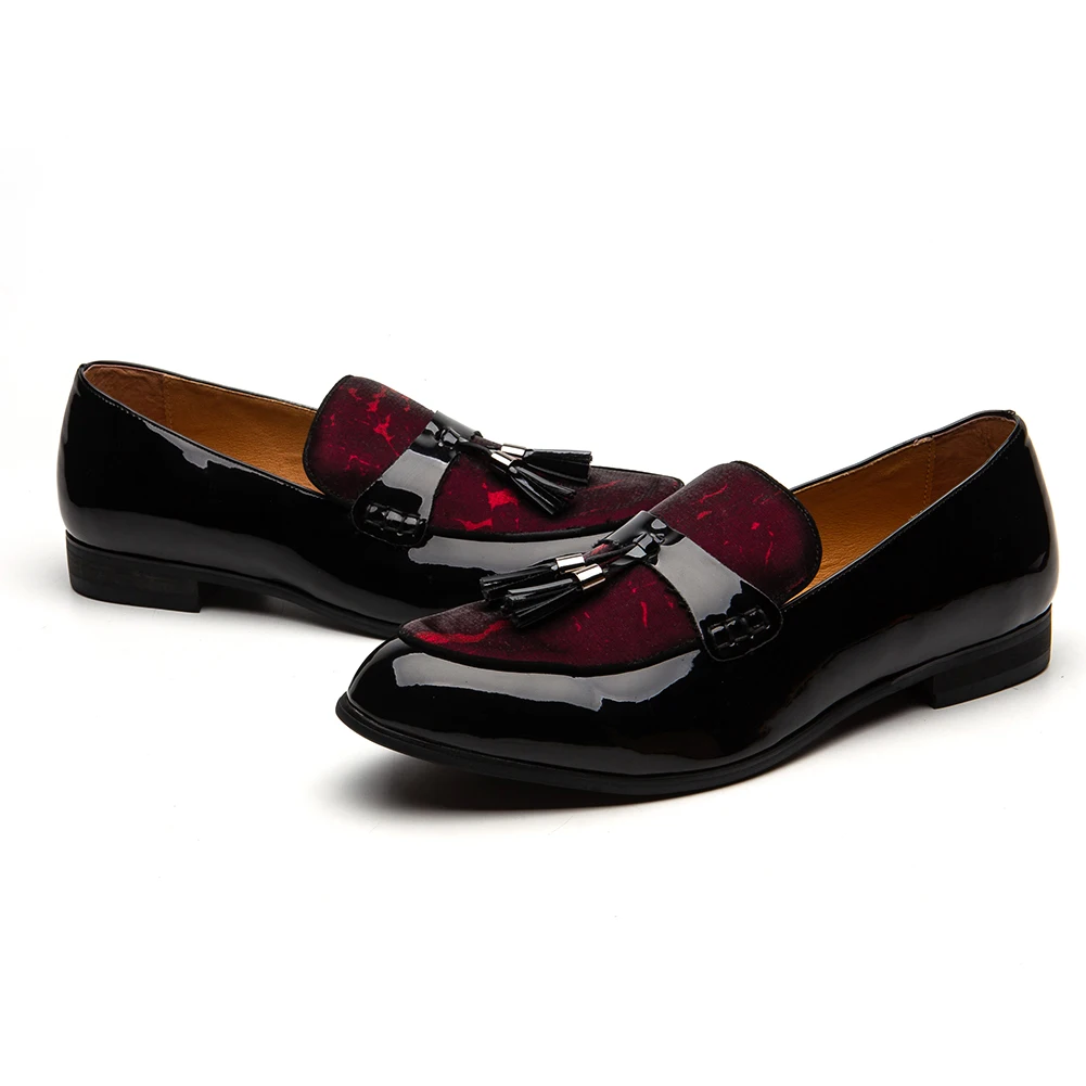 Туфли мужские классические, лакированная кожа, удобные, для свадьбы, офиса